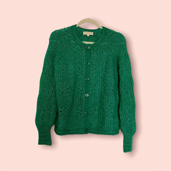 Sezane Mohair Alma Cardigan Xxs 